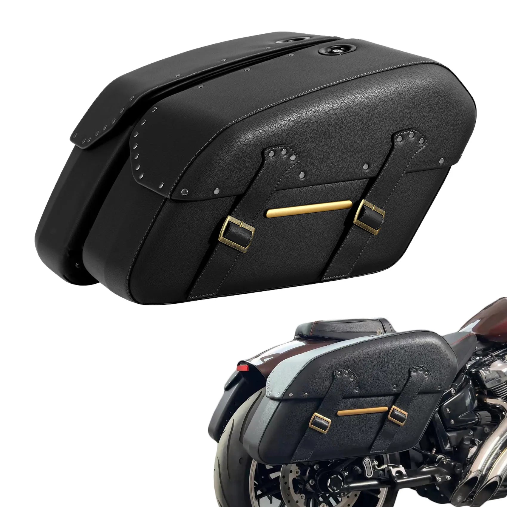 Softail saddlebags detachable on sale