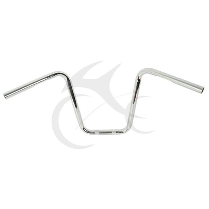 Voodoo Cycle House Custom Chrome / Black 14in. Ape Hanger Handlebars For Harley-Davidson & Custom Applications